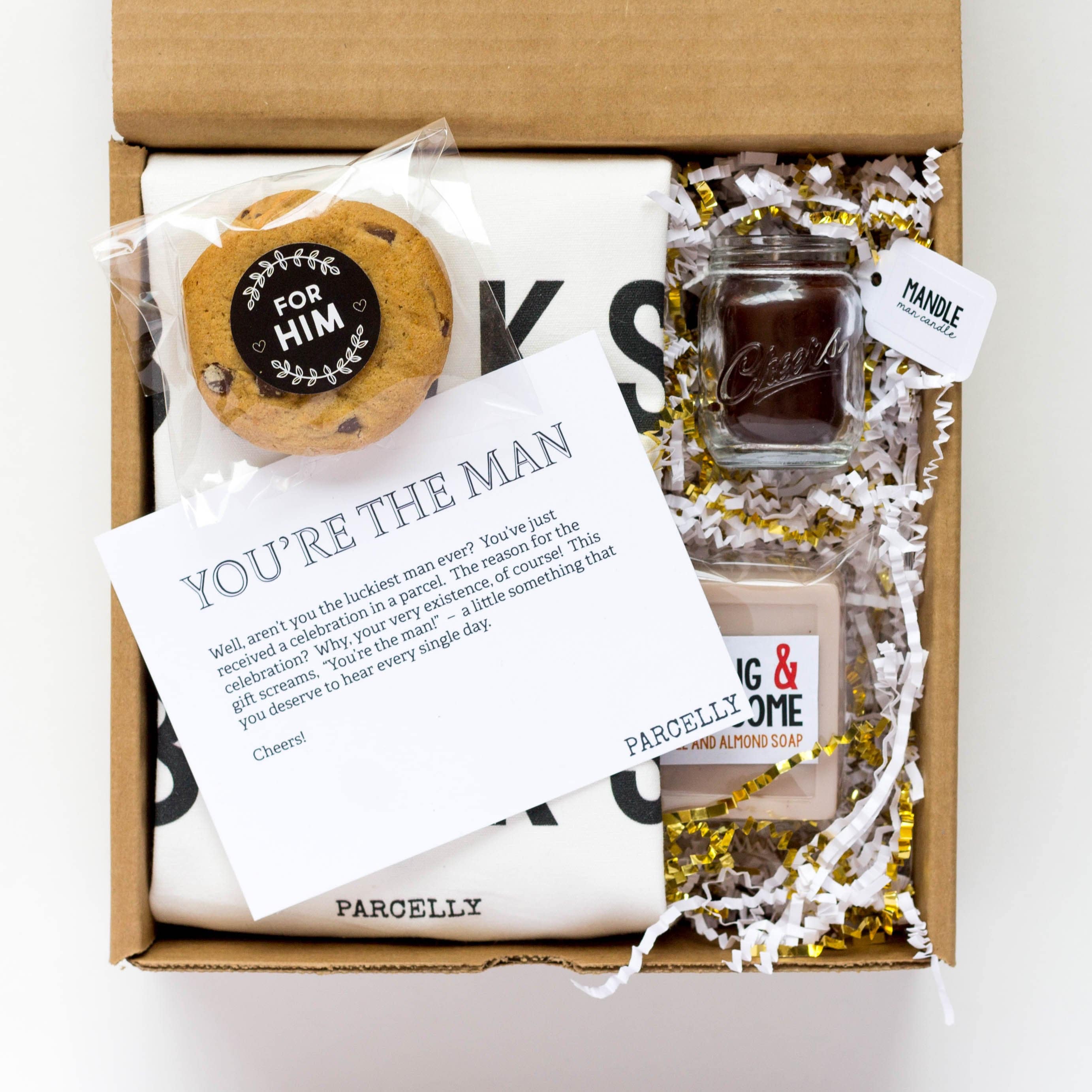 You're The Man Gift Box Manly Care Package for Him Etsy