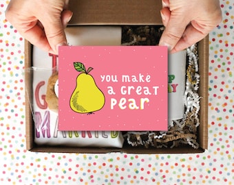 Engagement Gift Box: Tote Bag, Mug, Treats & Card