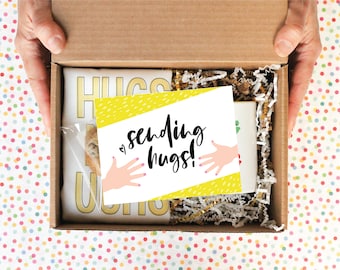 Sending Hugs Care Package Sunshine Gift Box Send a Hug Cheer Up Gift Basket