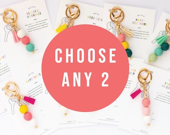 Set of 2 Keychain Greeting Cards by Parcelly - Save 10%