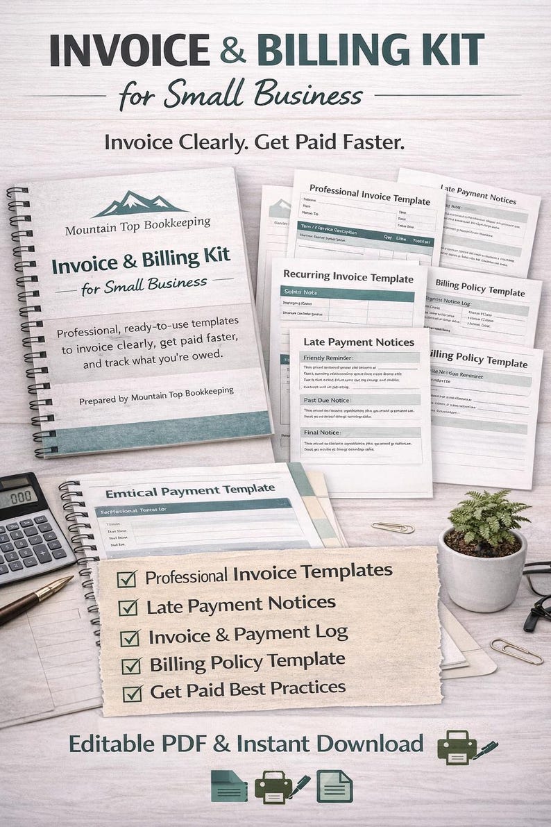Invoice & Billing Kit - Etsy