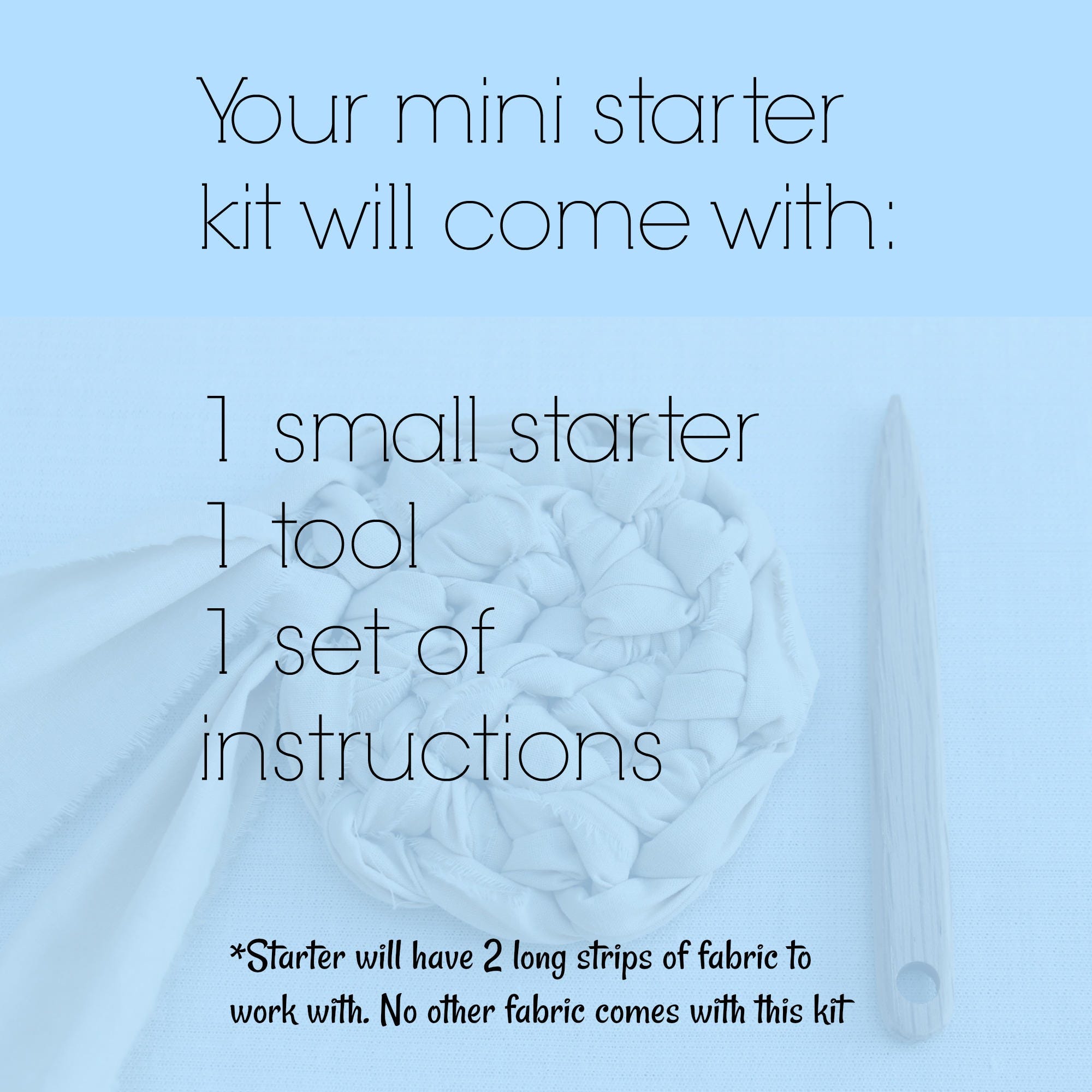 Custom Mini Rug Starter Kit With Tool/amish Knot Toothbrush Etsy