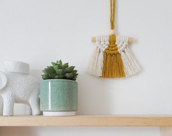 Mini Macrame hangende auto diffuser