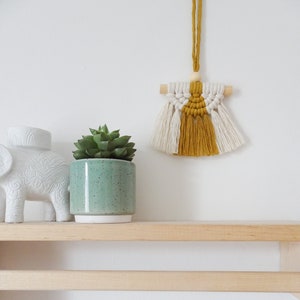 Mini Macrame Hanging Car Diffuser