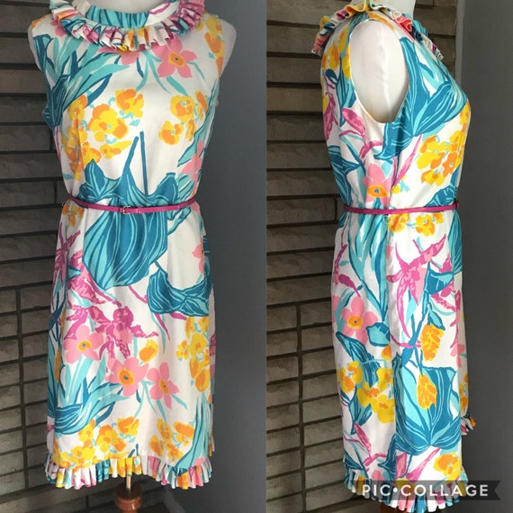 Vintage Park East By Swirl Floral Vintage Dress Ru