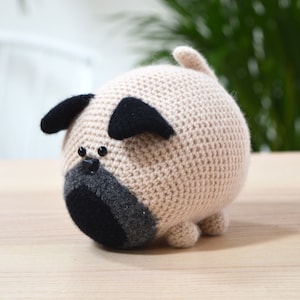 Dog Crochet Pattern, Dog Crochet, Pug Crochet Pattern, Crochet, Crochet Pattern, Amigurumi, Amigurumi Pattern, Patterns, Pattern,