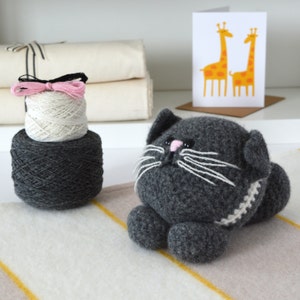 Easy Crochet Kit - Cat, Amigurumi DIY Kitten Kit