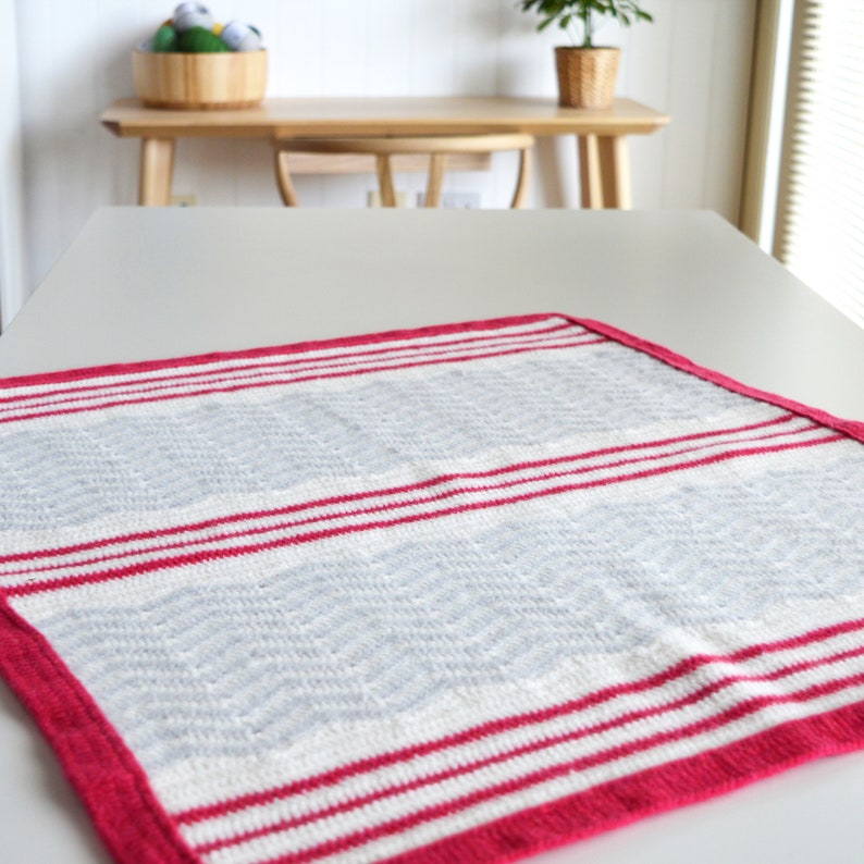 Zig Zag Crochet Blanket kit image 3