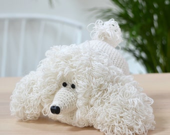 Poodle Crochet Pattern: Amigurumi Dog (PDF Download)