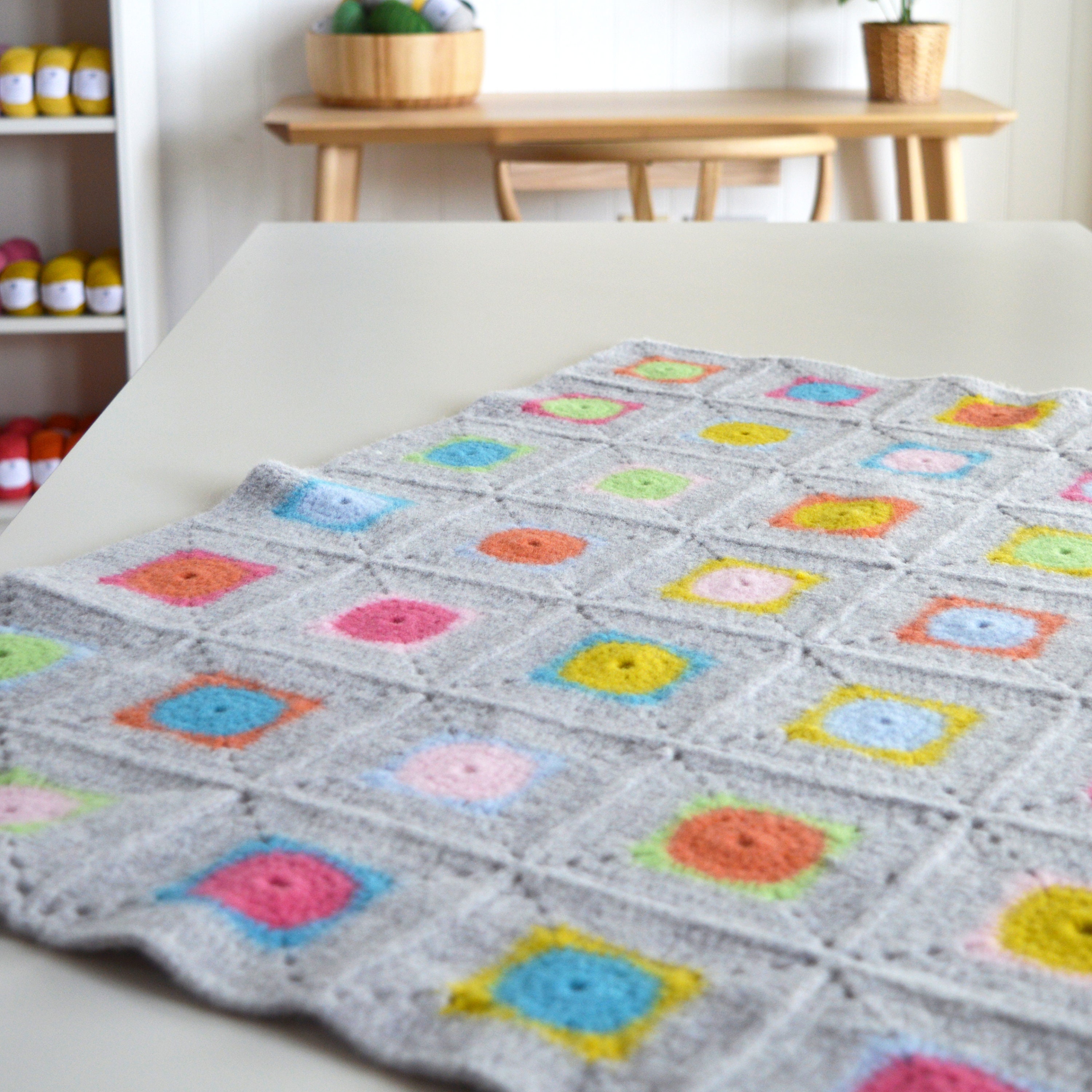 Granny Square Crochet Kit Etsy