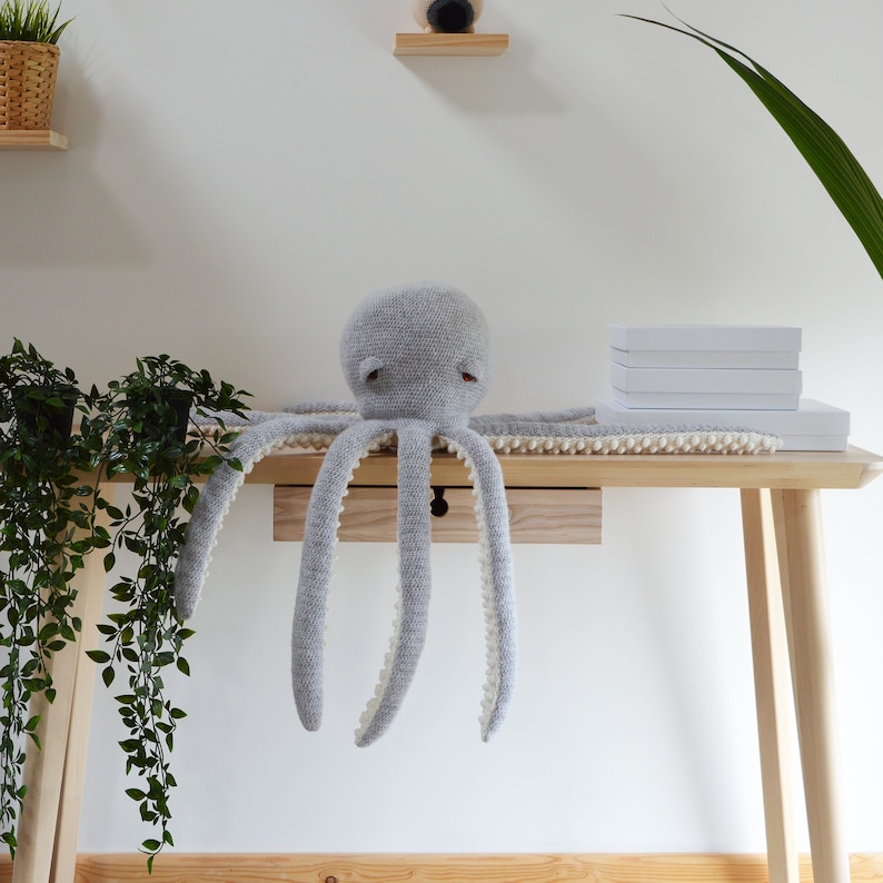 Large Amigurumi Octopus Crochet Kit Gift for Kids Octopus Etsy UK