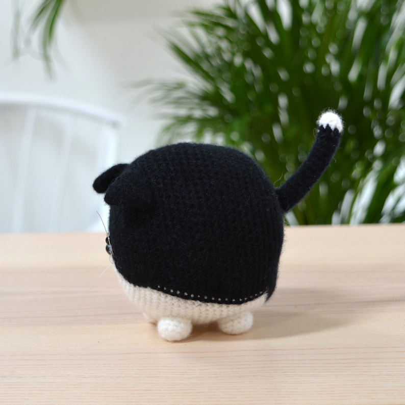 Cat Crochet Kit Kitten Crochet Kit Black and White Crochet Etsy UK