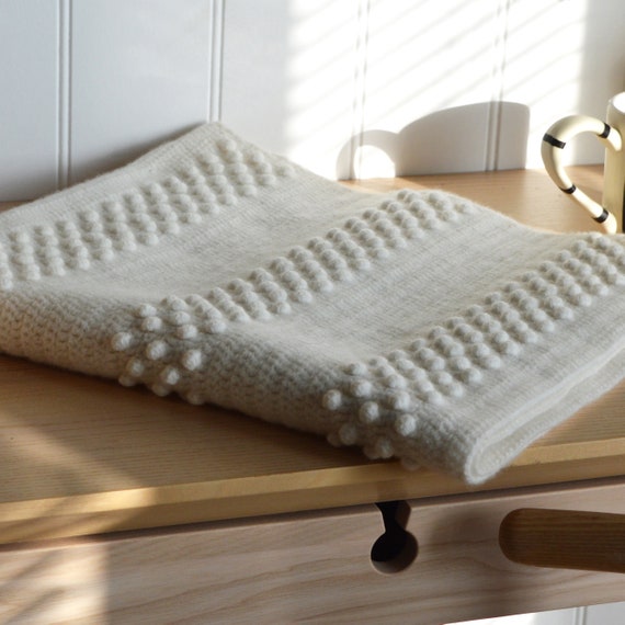 Easy Bobble Blanket Crochet Pattern PDF Instant Download Bobble Stitch Crochet Blanket Digital Crochet Pattern Etsy