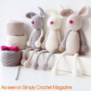 Amigurumi Toys Crochet Kit Bunny Family,crochet,crocheting,amigurumi,Amigurumi kit,crochet kit,crochet gift,crochet pattern,diy crochet image 1