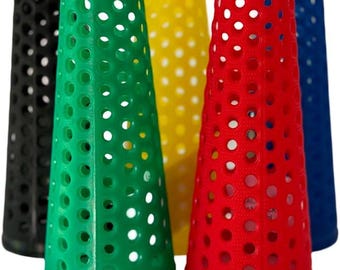 Empty Plastic Yarn Cones for Yarn Winding, Crafts and More. Quantity - 5