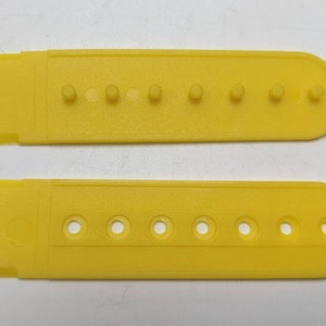 Snapback-keps, plastersättning, reparation, skapa, tryckknappsspänne, rem, välj bland 11 färger. Hatttillverkningsmaterial, fri frakt, tillgängligt i USA!! Gul