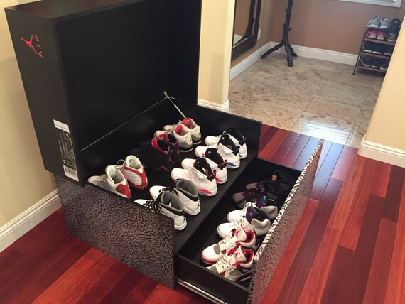 Custom made Jordan storage box wood retro furniture FREE