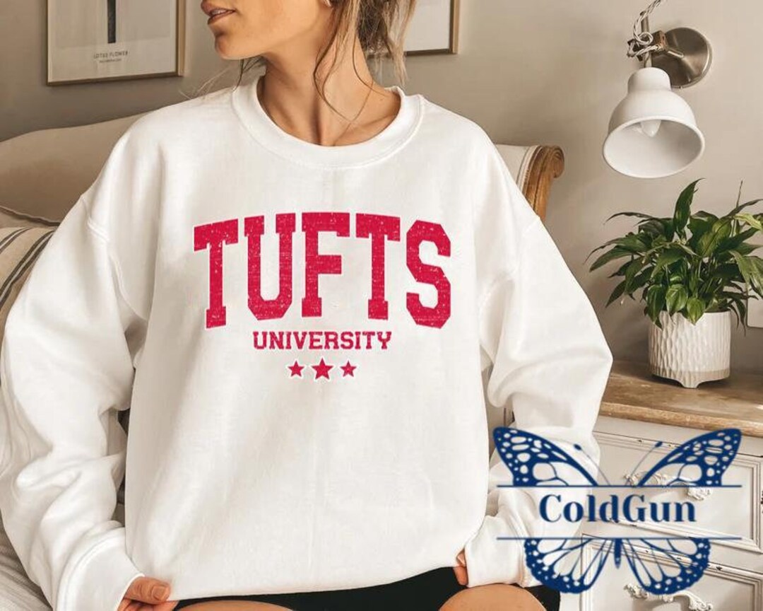 Tufts University Unisex Sweatshirt Tufts University Crewneck Tufts