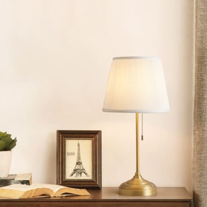 Nordic Style Gold Cordless Table Lamps for Living Room, Rechargeable Battery Powered Touch Bedside Lamps image 7