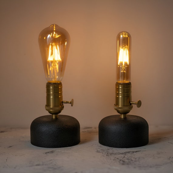 Lampe sans fil alimentée par batterie, avec ampoules de style Edison,  idéale pour le salon, la chambre, la noce, la terrasse, les événements  intérieurs et extérieurs -  France