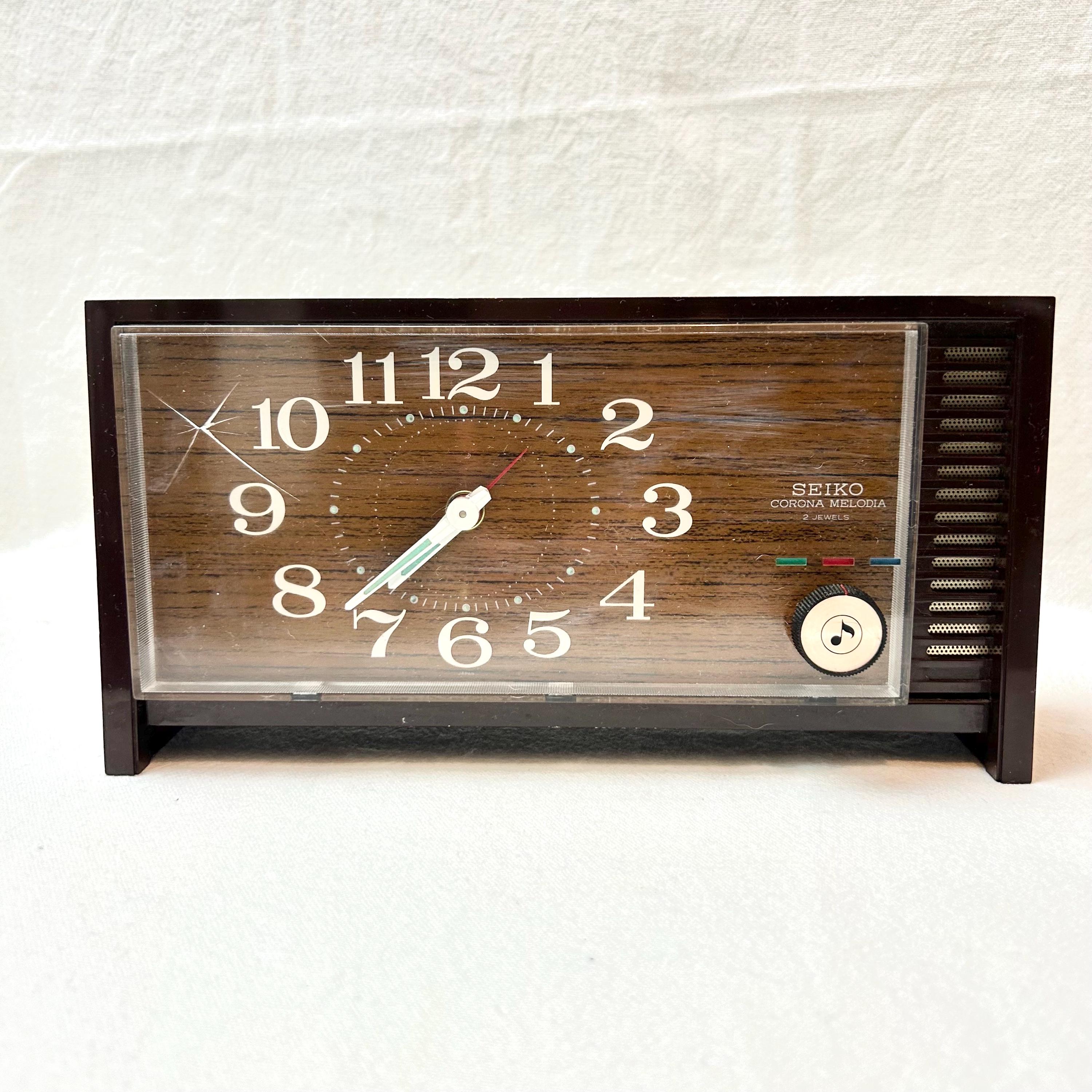 Seiko Corona Melodia 2 Jewels Musical Mantle Alarm Clock - Etsy