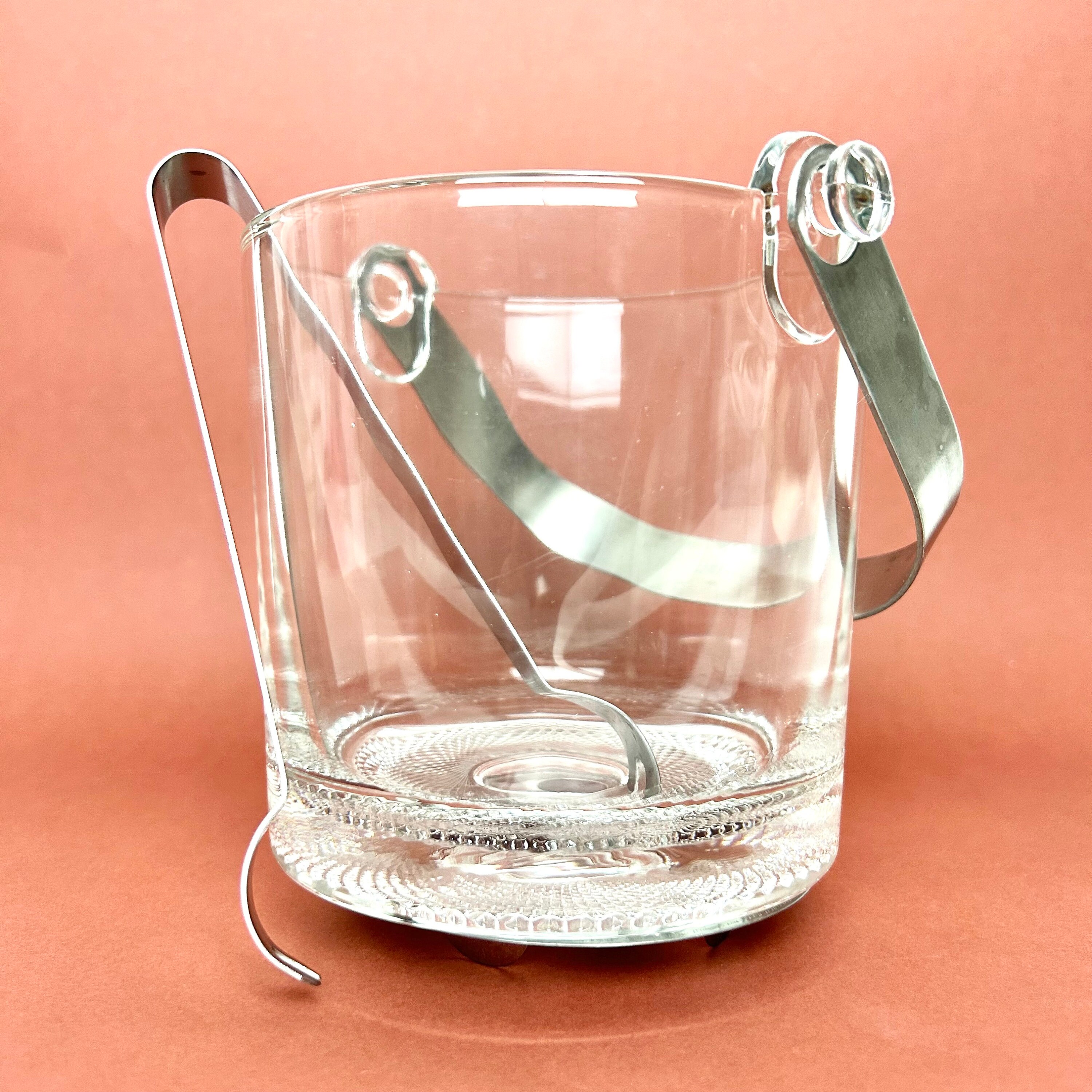 Vintage Hoya Cordial Glass Collection Ice Bucket Whisky Glasses Hoya