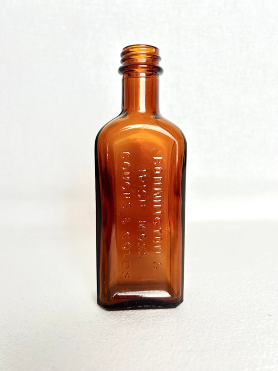Bonningtons Irish Moss Coughs & Colds Brown Glass Jar - Etsy