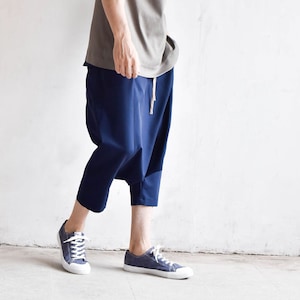 Casual 7/8 Drop Crotch Pants A90298M