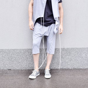 New Loose Casual Drop Crotch Pants by AakashaMen A05567M image 1