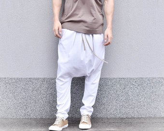 Elegant Linen Harem Pants A90383M