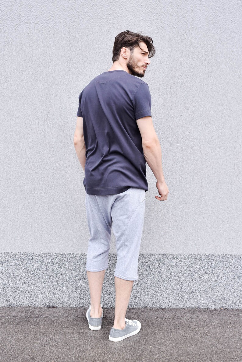 New Loose Casual Drop Crotch Pants by AakashaMen A05567M image 4