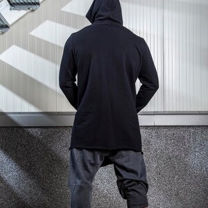 Raw hem open Sweatshirt image 6