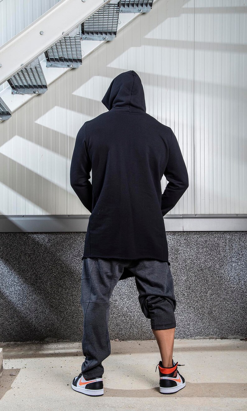 Raw hem open Sweatshirt image 6