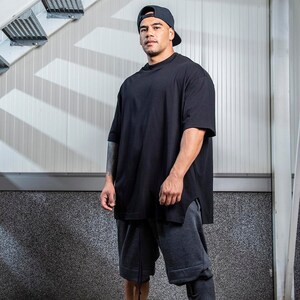 Oversized Split-Hem T-Shirt