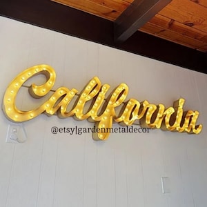 Custom Home Decor | Lighted Letter | Last Name Sign | Custom Decor| Marquee Custom Sign | Nursery Decor | Letter Sign | Wedding Sign | Gift