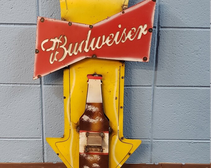 Budweiser Signs.budweiser Sign.budweiser Beer.budweiser Wall Etsy