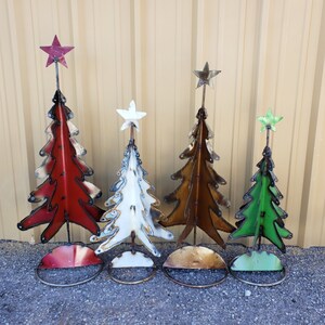 Metal Christmas Tree.holiday Decor.rustic Christmas - Etsy
