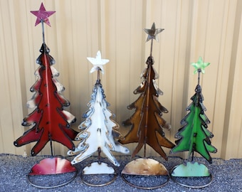 Metal Christmas Tree.Holiday Decor.Rustic Christmas Tree.Christmas Decor.Rustic Christmas decor.Vintage Christmas decor.Farmhouse Christmas