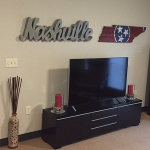 Small Nashville SignsRustic Nashville Signs Lighted Nashville Signs Nashville signsRustic Nashville SignNashville decor.Music City sign image 4