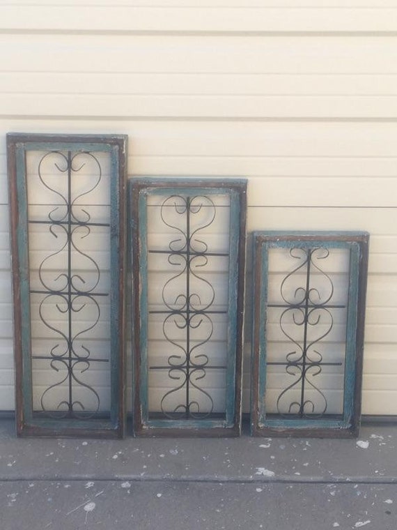 Decorative Window Frames Rustic Window Wall Art Window Wall Etsy