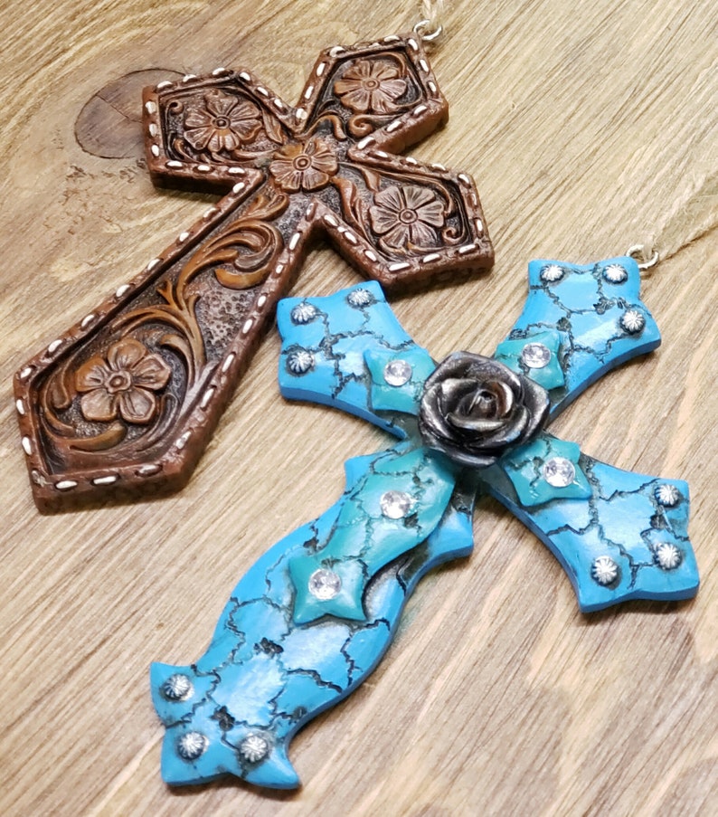 Crosses.rear View Mirror Cross. Crosses Wall Decor.car Etsy