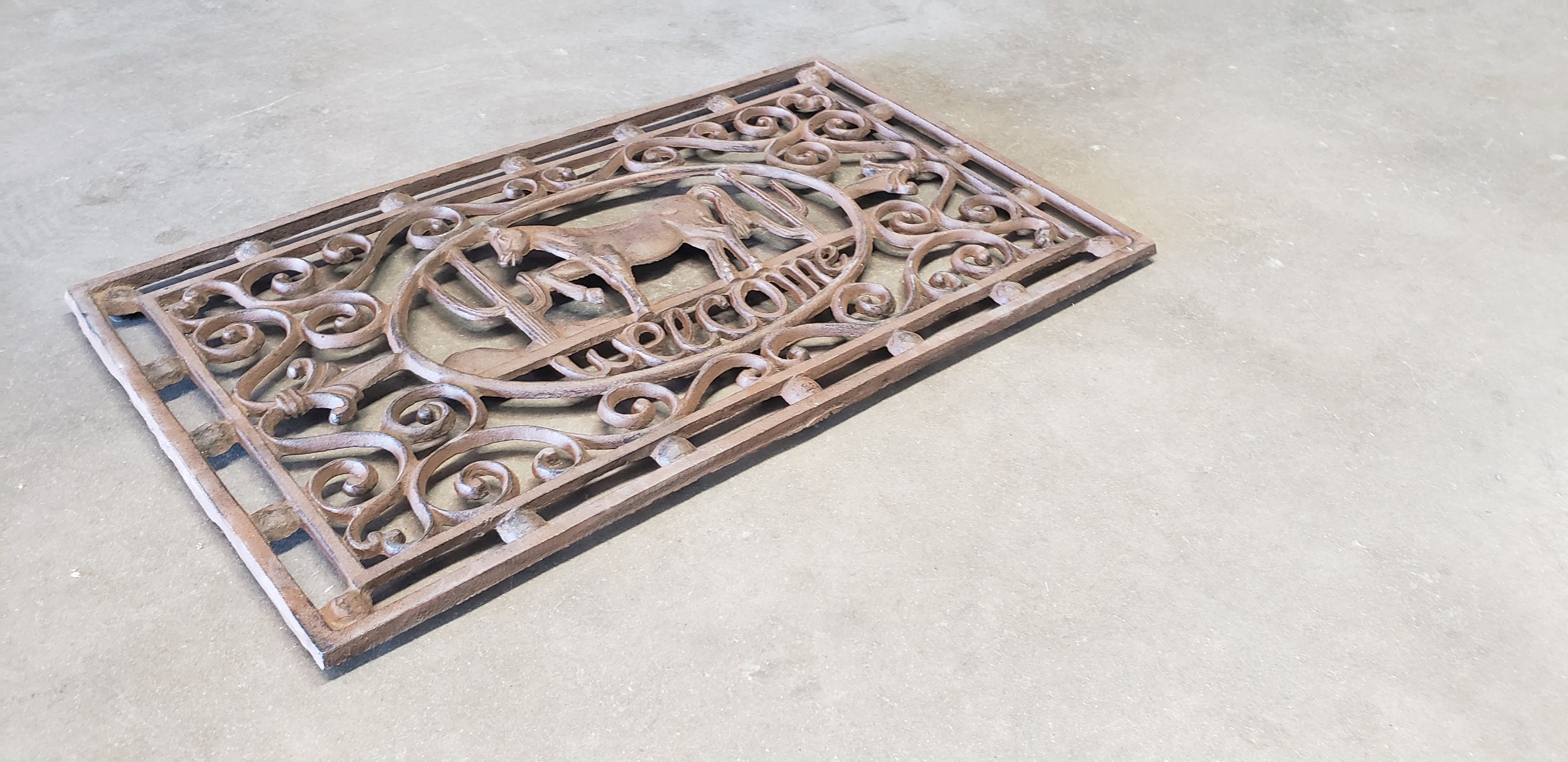 Metal Doormats.western Etsy