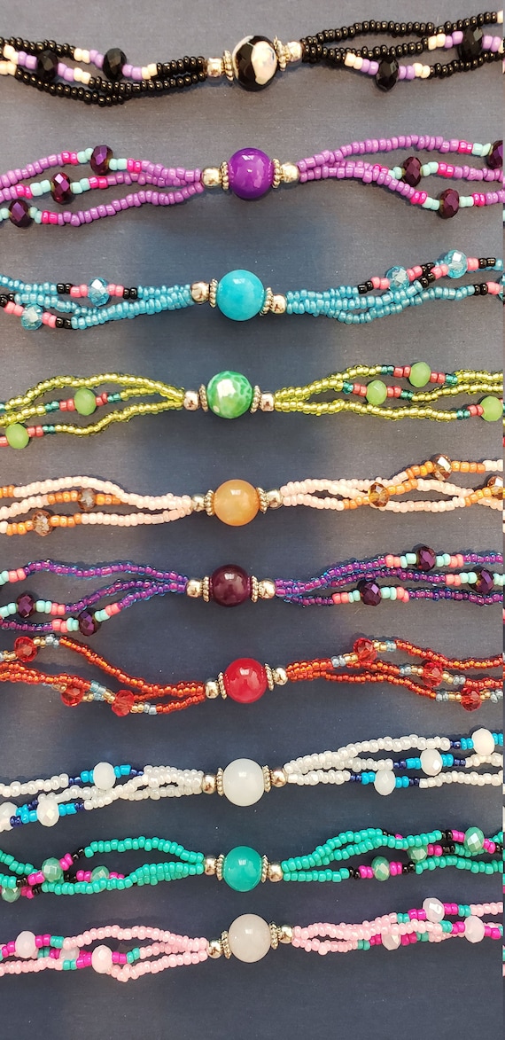 Etsy gemstone bracelets sale