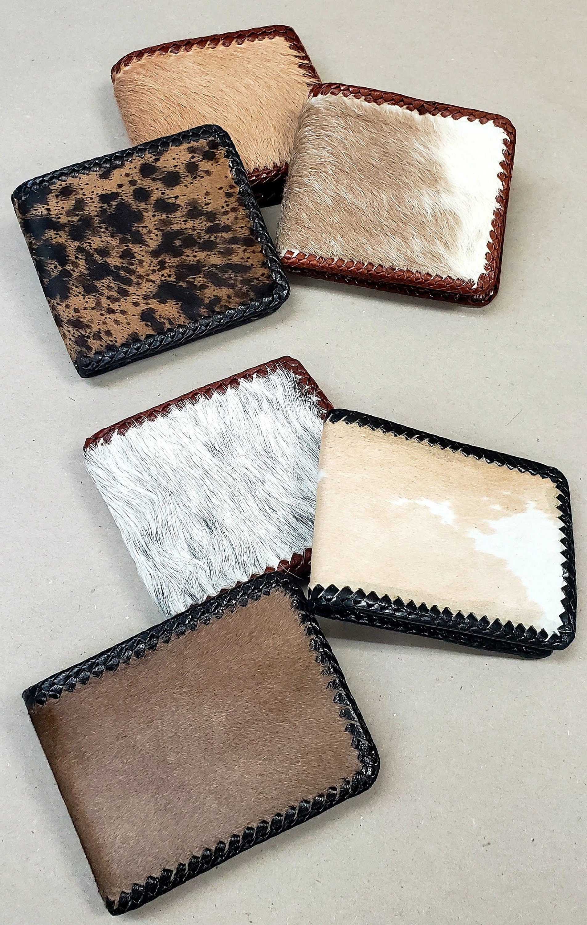 Cowhide wallets.Leather wallets.Cowhide bifold wallets.Wallets Etsy