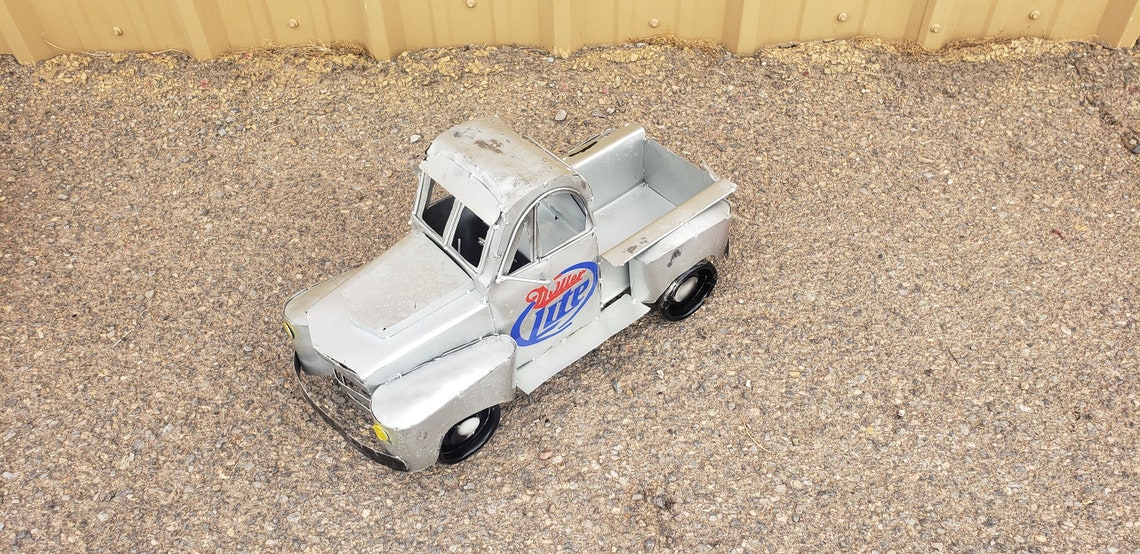Miller Lite Truck.miller Lite Decor.beer Decor.beer Etsy