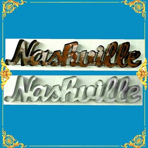 Small Nashville SignsRustic Nashville Signs Lighted Nashville Signs Nashville signsRustic Nashville SignNashville decor.Music City sign image 1