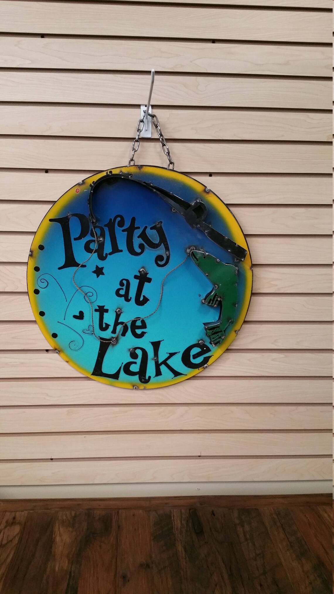 Metal Lake Signs.rustic Lake Signs.fishing Signs.lake Etsy