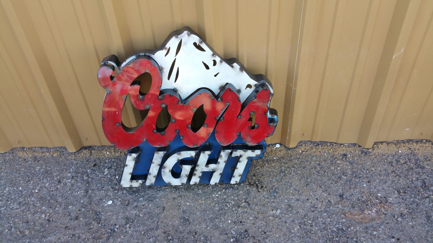 Coors Light Sign.Metal Coors Light sign. Metal Beer | Etsy