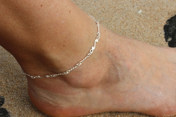 Original silver deals anklets