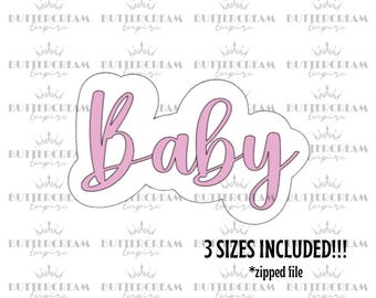Baby Cookie Cutter STL files